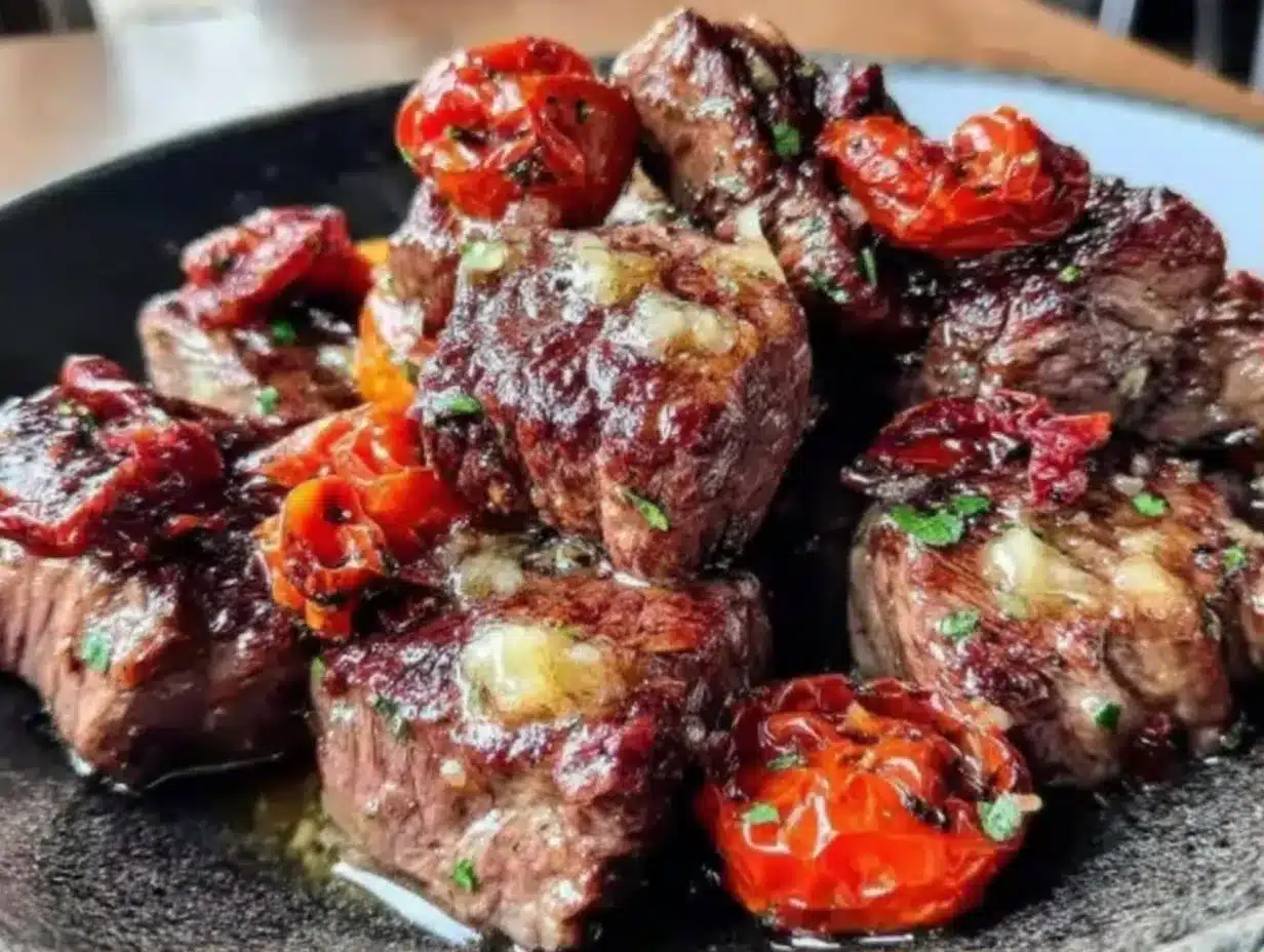 Garlic Butter Steak Bites: Cheap Family Dinner 4 garlic butter steak bites preparation steps