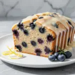 gluten-free lemon blueberry loaf - featured image