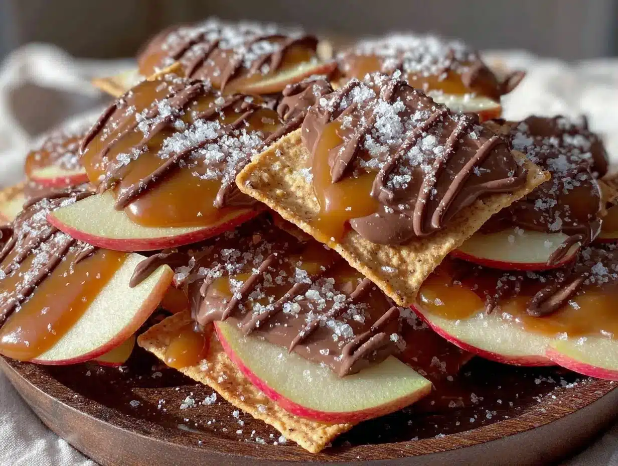 Caramel Apple Nachos: Smoky Dessert to Grill 4 grilled caramel apple nachos preparation steps