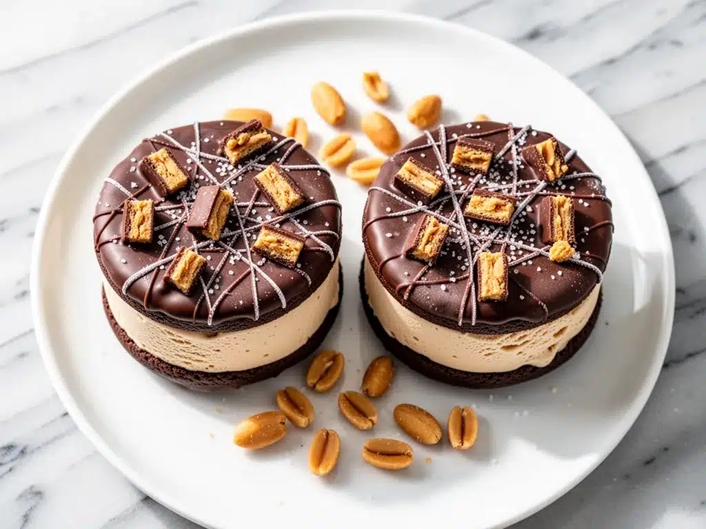 Homemade Butterfinger Ice Cream Sandwiches: 5-Min Crispy Treats 4 homemade butterfinger ice cream sandwiches preparation steps