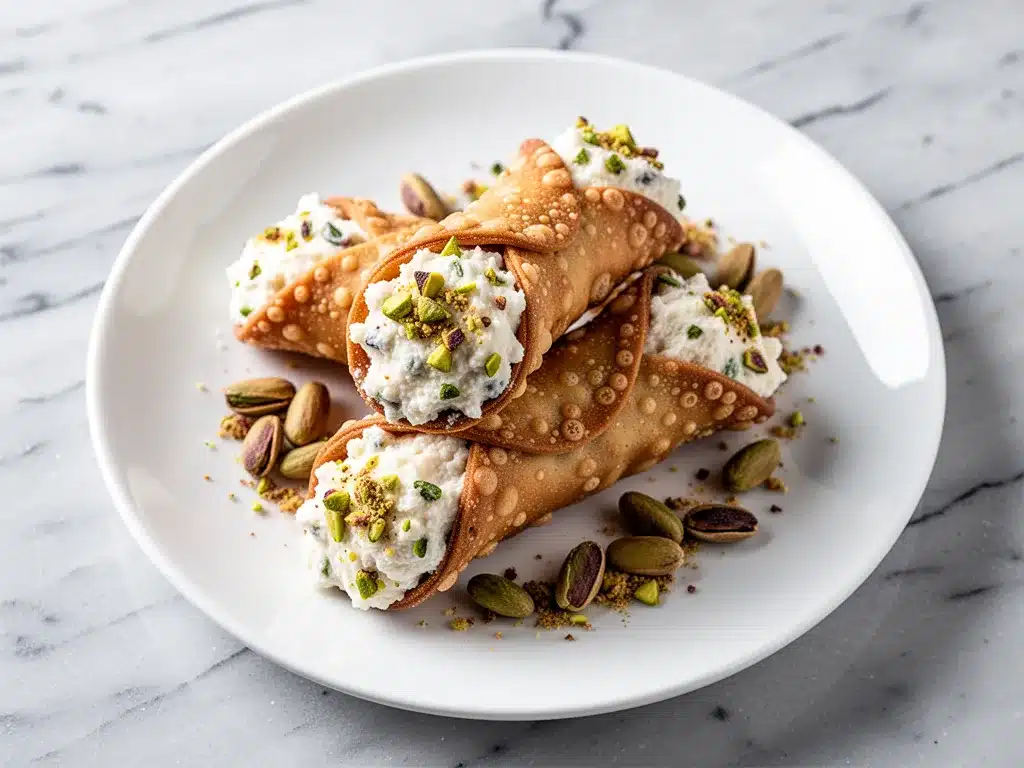 Homemade Cannoli: Easy Ricotta Pistachio Recipe 4 homemade cannoli preparation steps