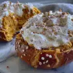 homemade pumpkin bagels - featured image