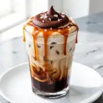 Homemade Salted Caramel Iced Latte - featured image
