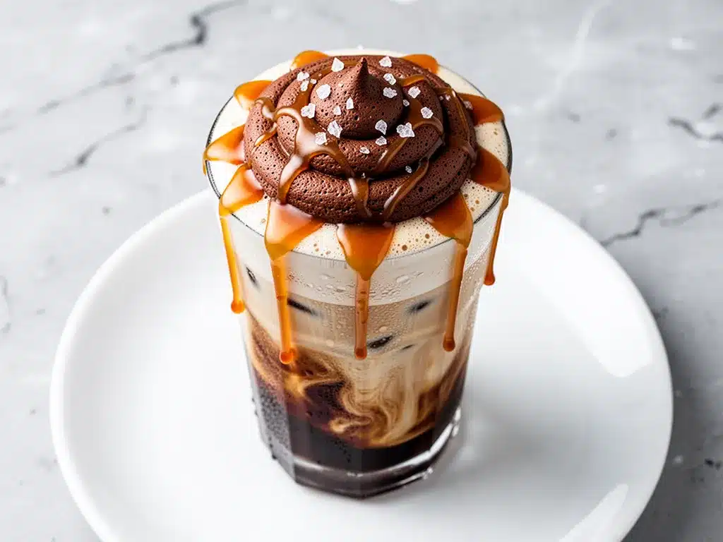 Homemade Salted Caramel Iced Latte: Best Coffee Shop Drink 4 Homemade Salted Caramel Iced Latte preparation steps