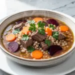 Instant Pot Beef and Barley Stew - featured image