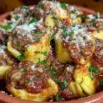 Italian Sausage & Wild Mushroom Stuffed Shells - featured image