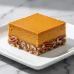 keto pumpkin cheesecake bars - featured image