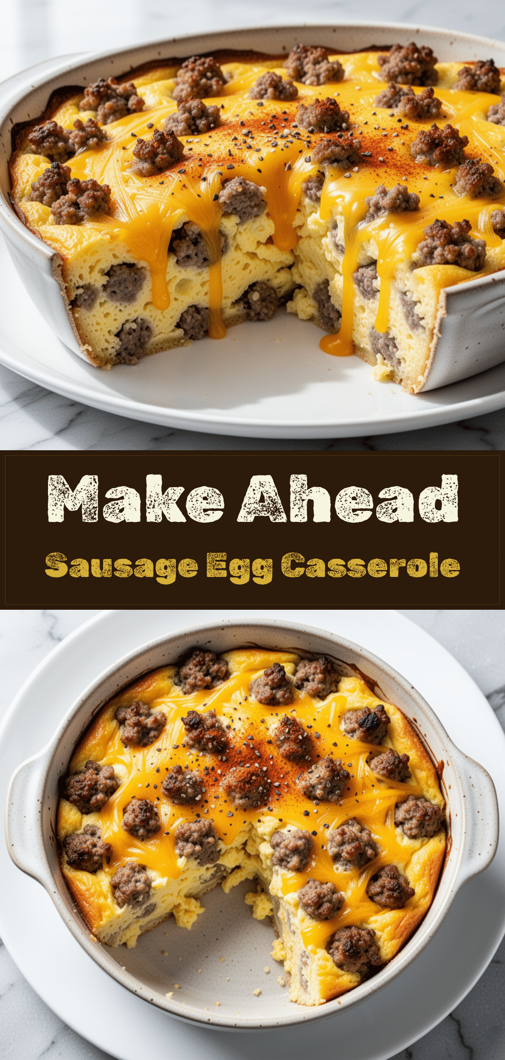 Make-Ahead Sausage and Egg Breakfast Casserole: Easy Make-Ahead 5 make-ahead sausage and egg breakfast casserole recipe