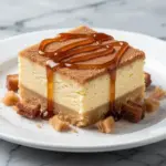 Mexican churro cheesecake bars - featured image