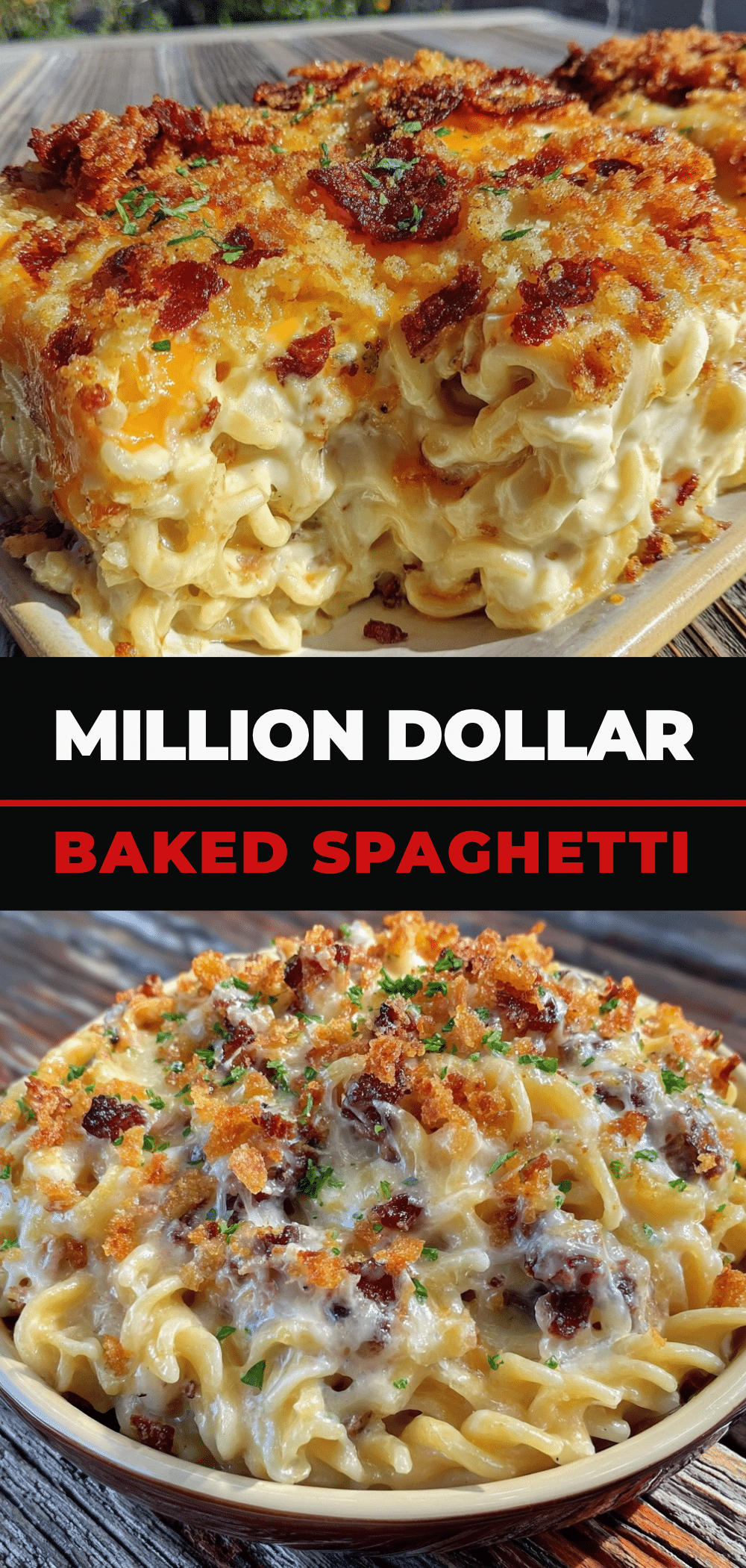 Million Dollar Baked Spaghetti: Best Seasonal Casserole 5 Million Dollar Baked Spaghetti recipe