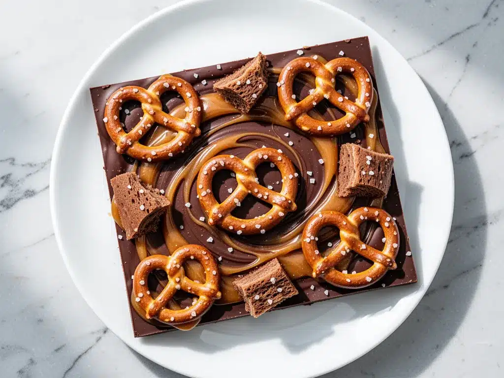 Oktoberfest Bavarian Chocolate Pretzel Bark: 5-Min Easy Recipe 4 Oktoberfest Bavarian Chocolate Pretzel Bark preparation steps