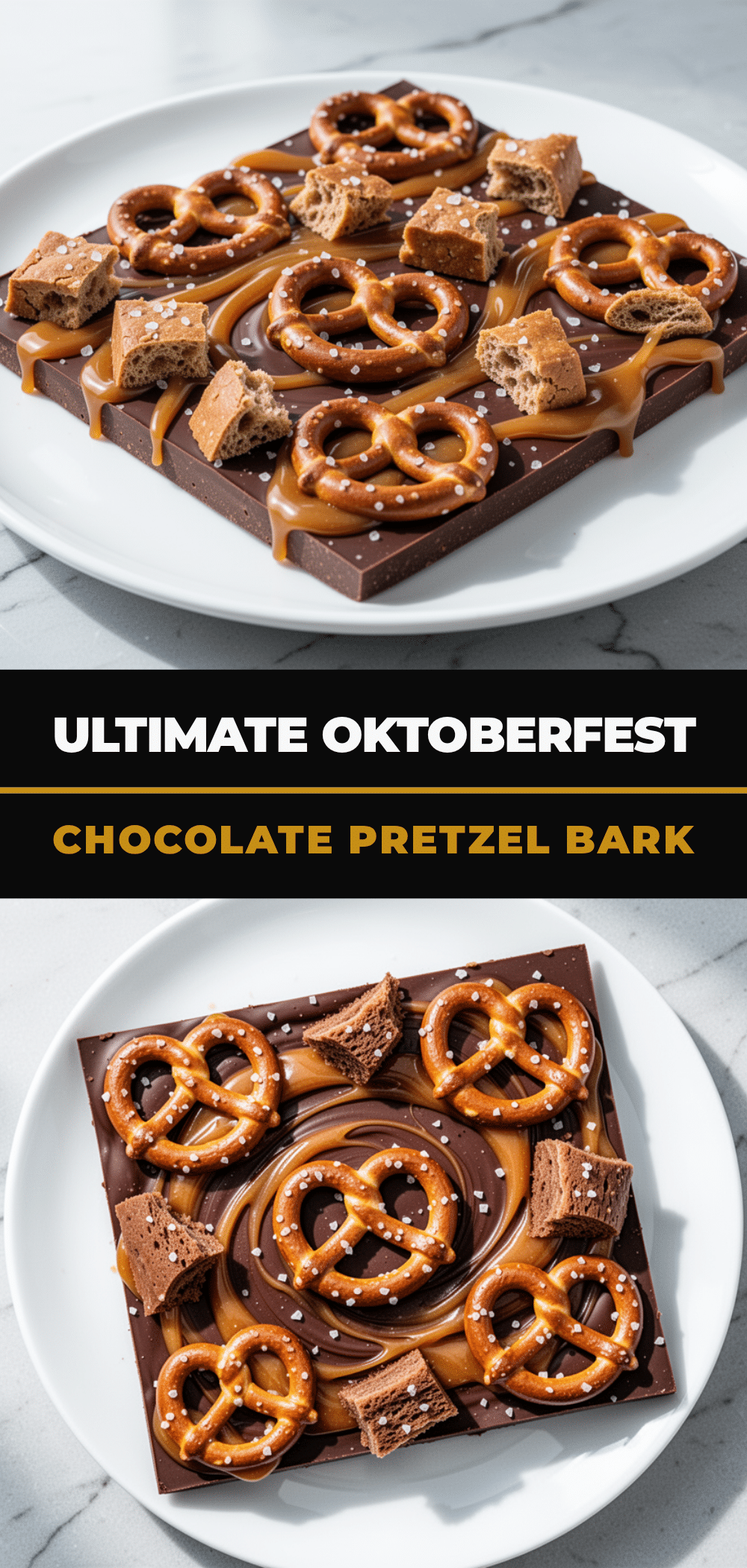 Oktoberfest Bavarian Chocolate Pretzel Bark: 5-Min Easy Recipe 5 Oktoberfest Bavarian Chocolate Pretzel Bark recipe