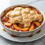 old-fashioned peach cobbler - featured image