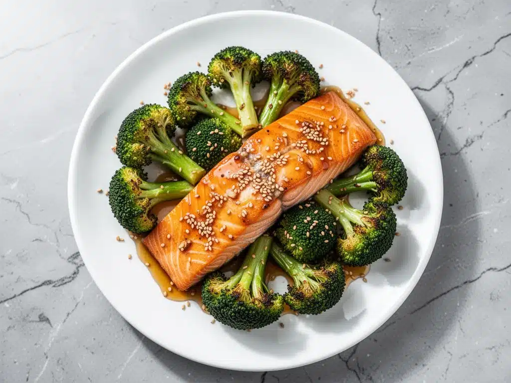 One-Pan Honey Garlic Salmon: Best Takeout Recipe 4 one-pan honey garlic salmon preparation steps