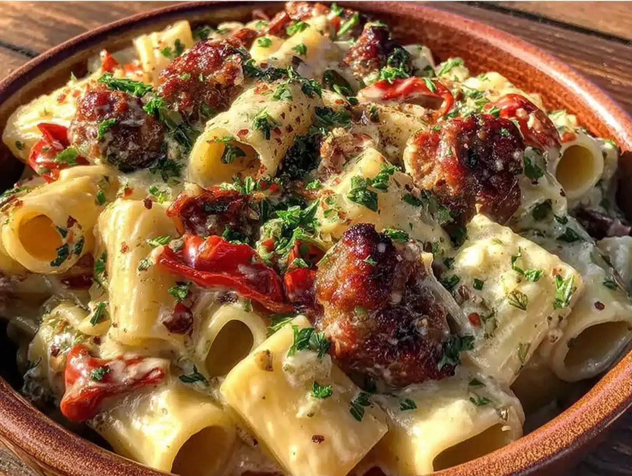 One-Pot Cajun Sausage Rigatoni: The Easiest Dinner Youll Make 4 one-pot cajun sausage rigatoni preparation steps