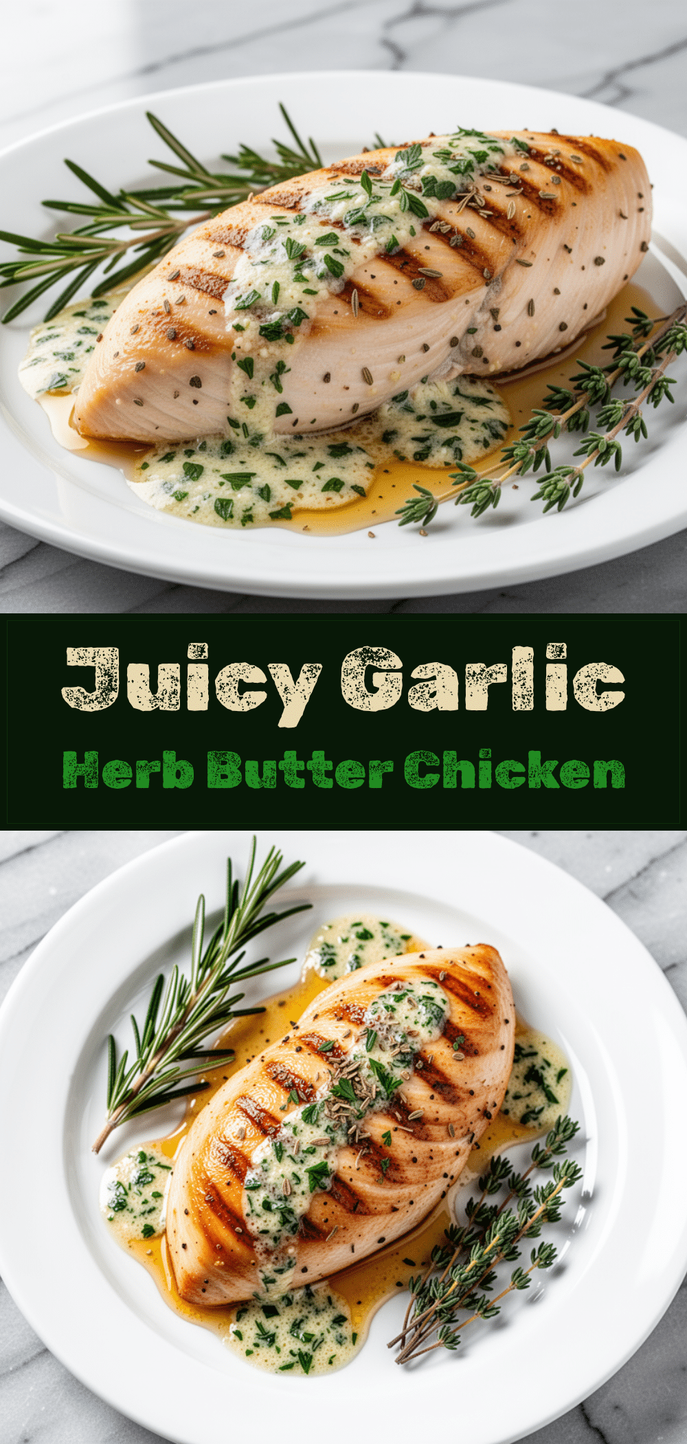 Never-Dry Oven-Baked Chicken Breast: Easy Garlic Herb Butter 5 oven-baked chicken breast recipe