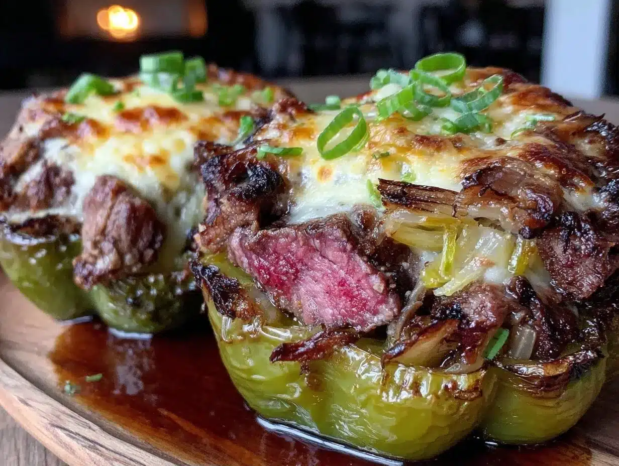 Philly Cheesesteak Stuffed Peppers: Easy Small Batch 4 philly cheesesteak stuffed peppers preparation steps