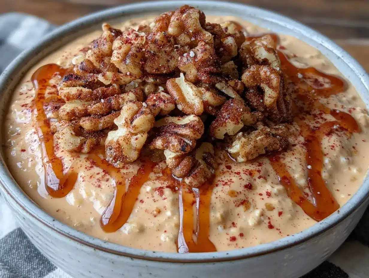 Pumpkin Spice Overnight Oats: 1 Tru 4 pumpkin spice overnight oats preparation steps