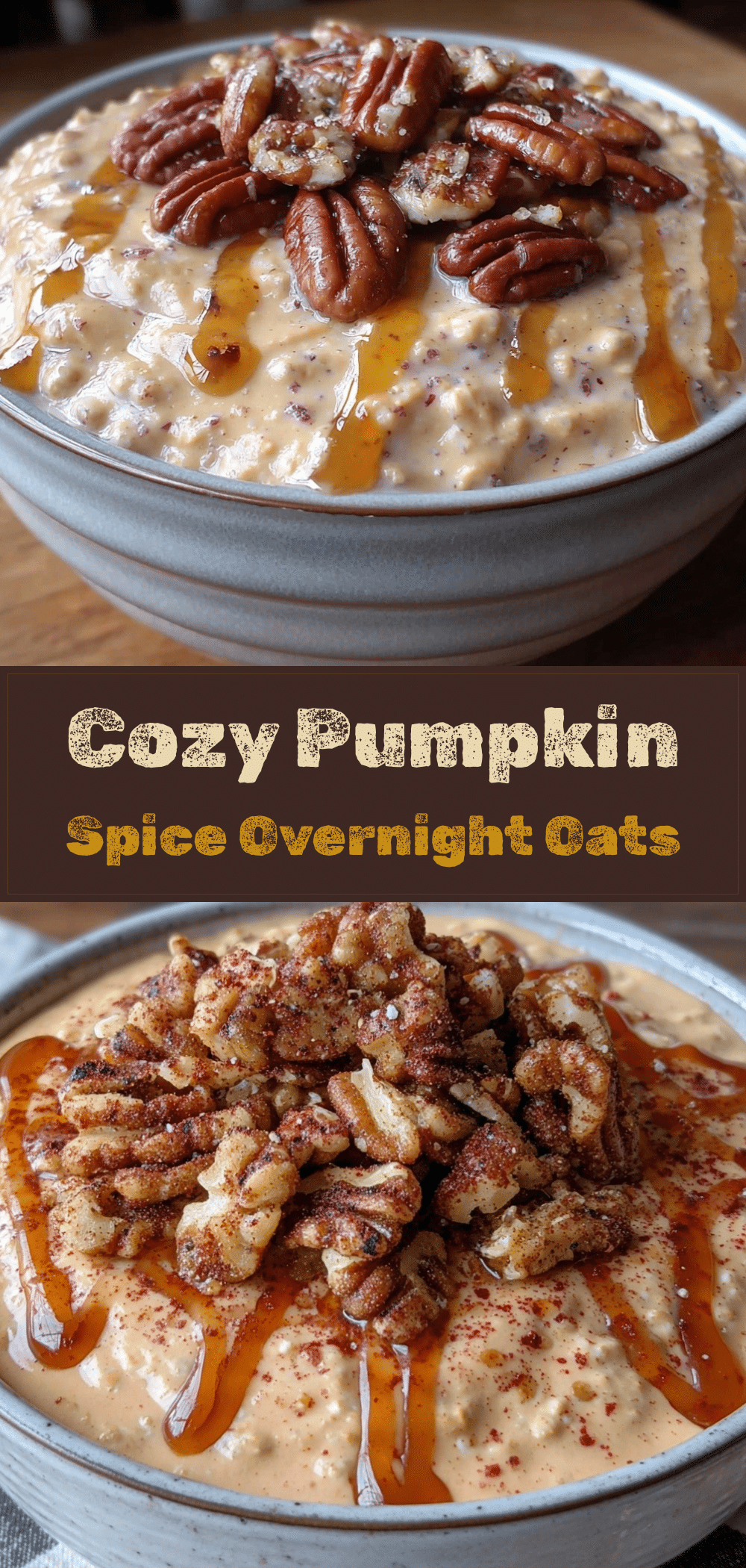 Pumpkin Spice Overnight Oats: 1 Tru 5 pumpkin spice overnight oats recipe