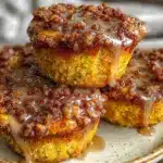 pumpkin streusel coffee cake muffins - featured image