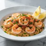 restaurant-style garlic butter shrimp scampi - featured image