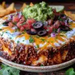 seven layer taco dip - featured image