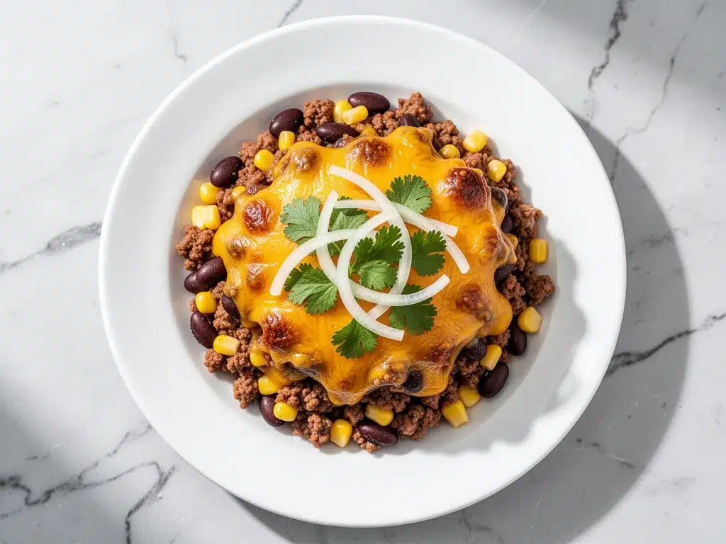 Slow Cooker Ground Beef Taco Casserole: Easy Weeknight Dinner 4 slow cooker ground beef taco casserole preparation steps