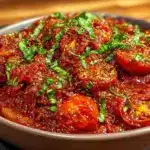 slow roasted tomato sauce - featured image