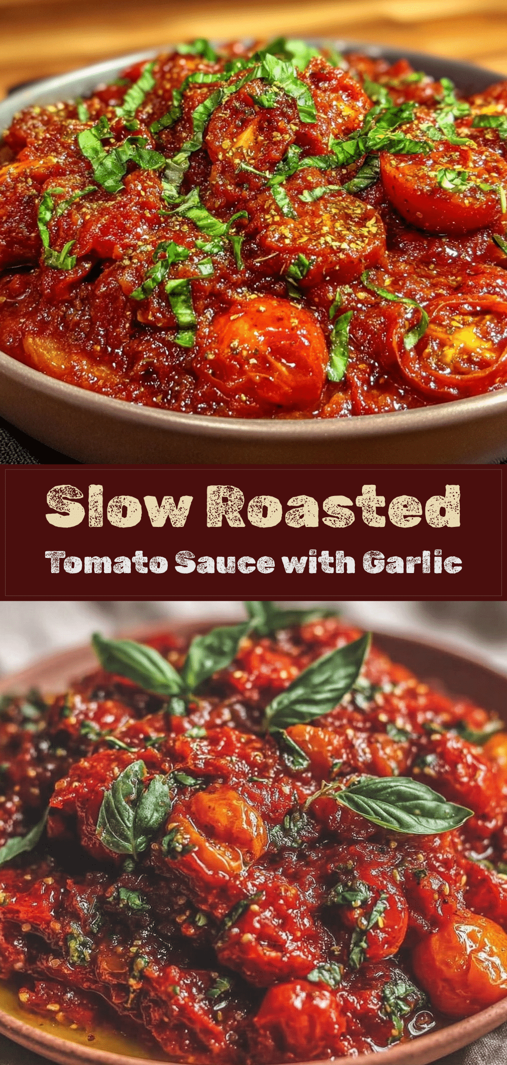 Slow Roasted Tomato Sauce: Best Homemade Garlic Basil Dip 5 slow roasted tomato sauce recipe