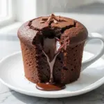 small batch fudgy chocolate mug cake - featured image