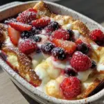 smoked cheese blintz casserole - featured image