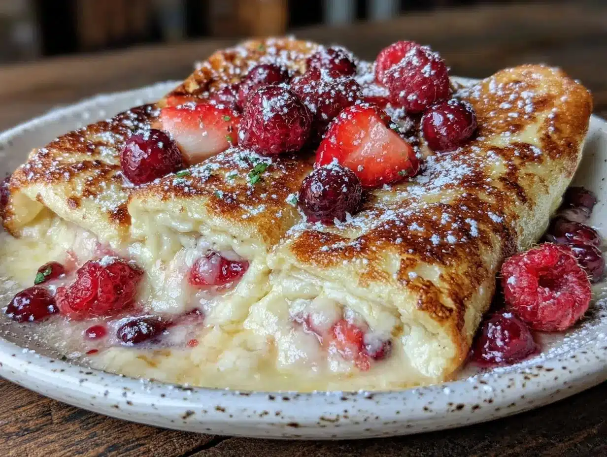 Cheese Blintz Casserole: Smoked Yom Kippur Brunch 4 smoked cheese blintz casserole preparation steps