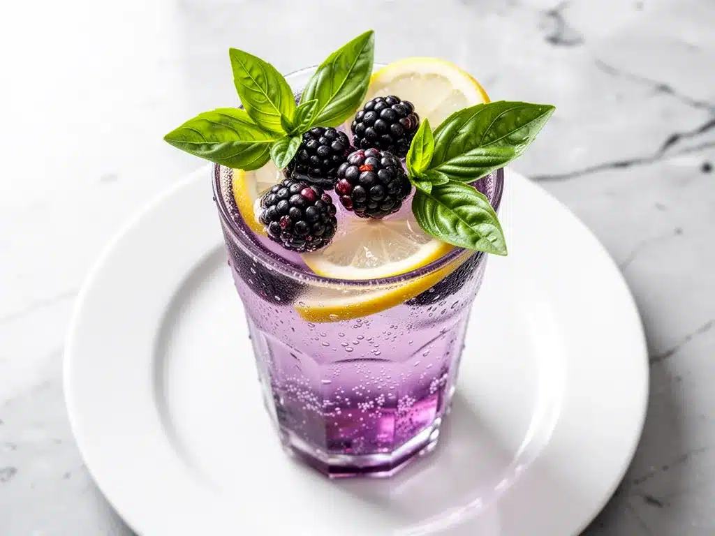 Sparkling Blackberry Basil Lemonade: 3 Easy Steps 4 sparkling blackberry basil lemonade preparation steps
