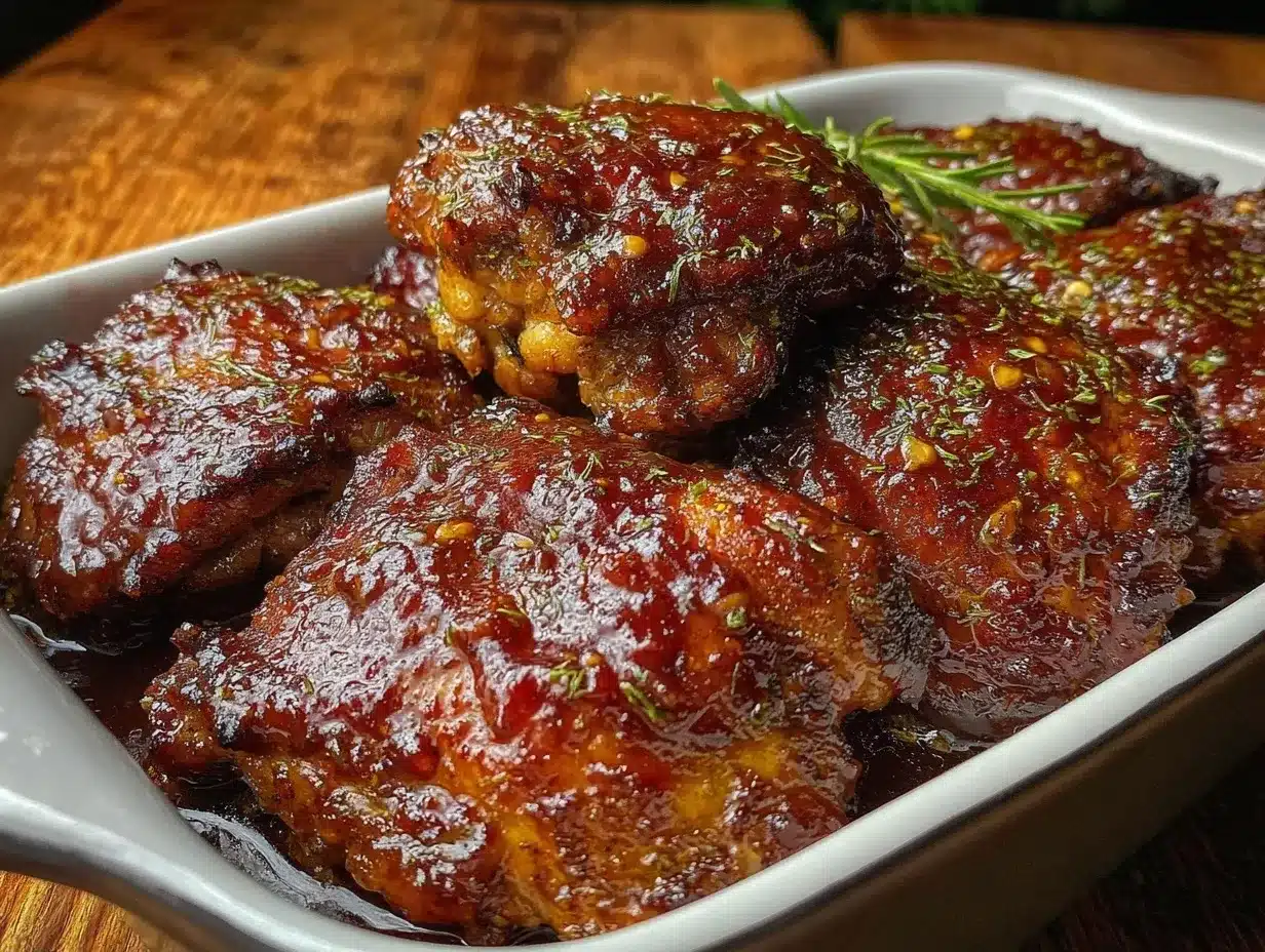 Sticky Baked Sesame Chicken Thighs: Better Than Takeout 4 Sticky Baked Sesame Chicken Thighs preparation steps
