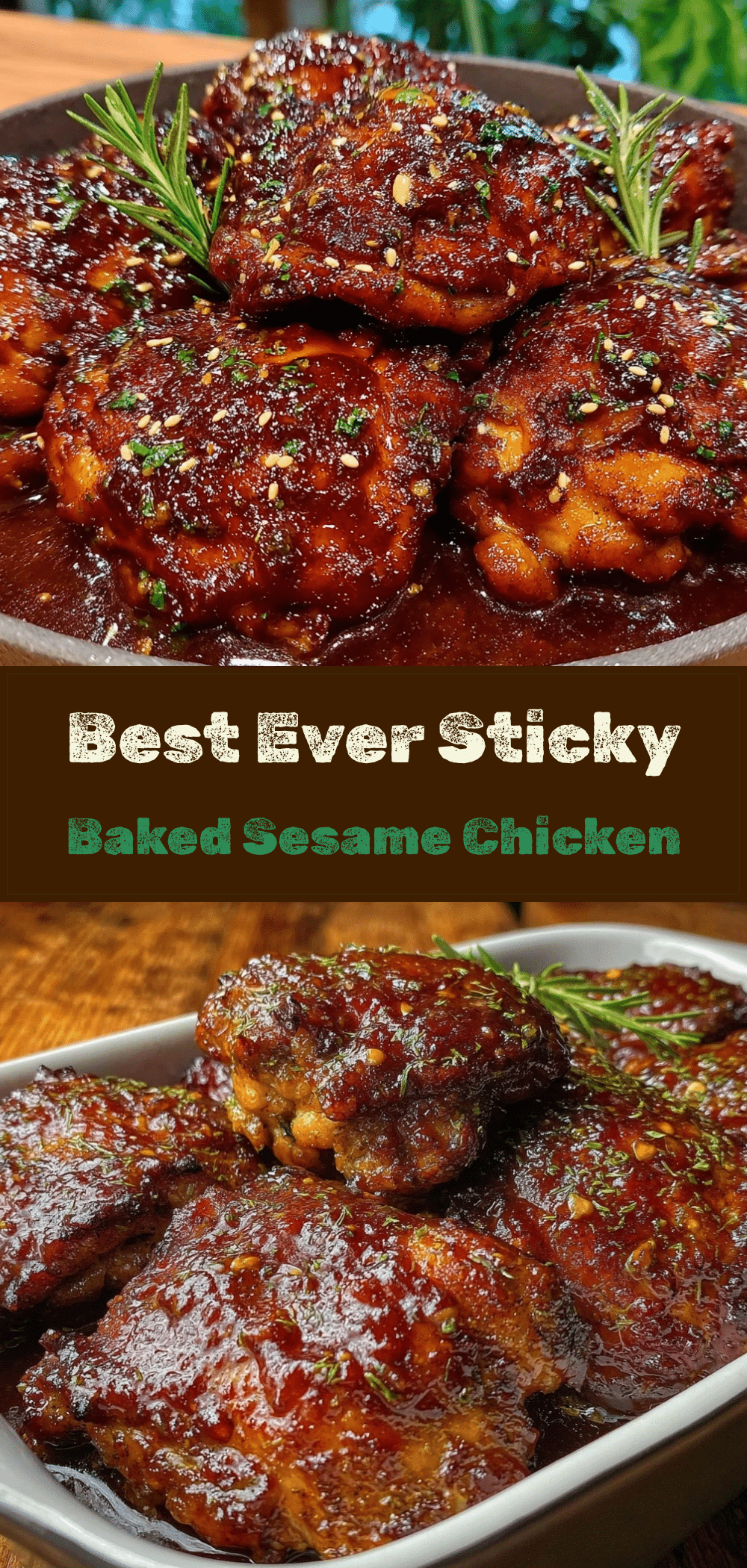 Sticky Baked Sesame Chicken Thighs: Better Than Takeout 5 Sticky Baked Sesame Chicken Thighs recipe