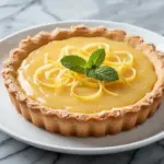 sugar-free lemon curd tart - featured image