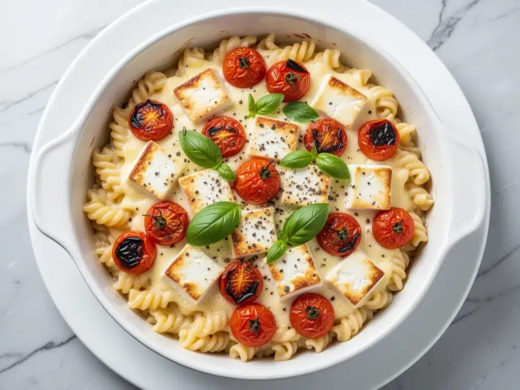 Ultra-Creamy Baked Feta Pasta: Easy Weeknight Dinner 4 ultra-creamy baked feta pasta preparation steps