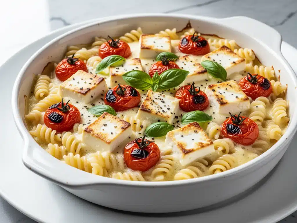 ultra-creamy baked feta pasta - featured image
