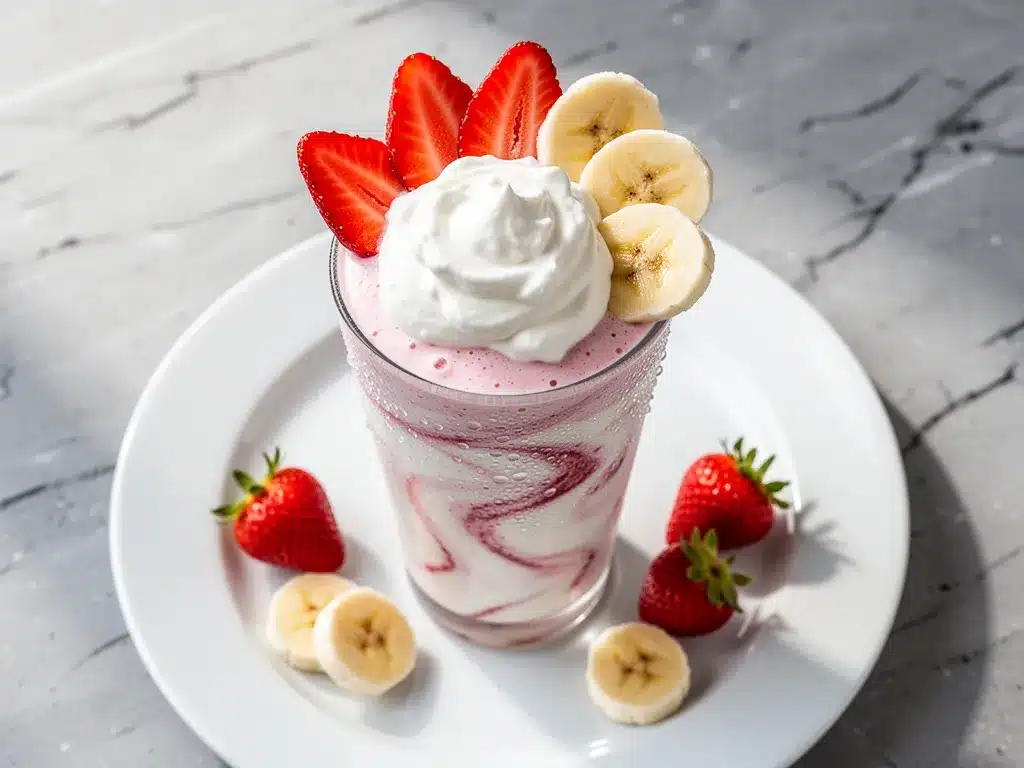 Ultra-Creamy Frozen Strawberry Banana Smoothie 4 Ultra-Creamy Frozen Strawberry Banana Smoothie preparation steps