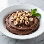 vegan chocolate avocado mousse - featured image