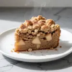 vegan fall apple cinnamon crumble cake - featured image