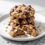 vegan peanut butter oatmeal cookies - featured image