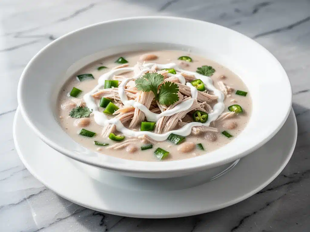 white chicken chili - featured image